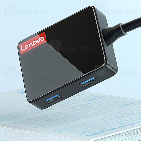 هاب 4 پورت لنوو Lenovo LP0803 4 in 1 USB HUB Adapter 3USB3.0 1RJ45 new